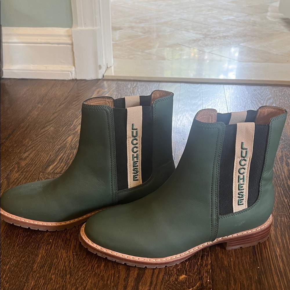 Lucchese Forest Green all weather  Boots